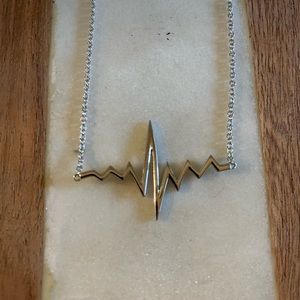 Adjustable Resizable Solid Sterling Silver Heart Beat Necklace Chain 925